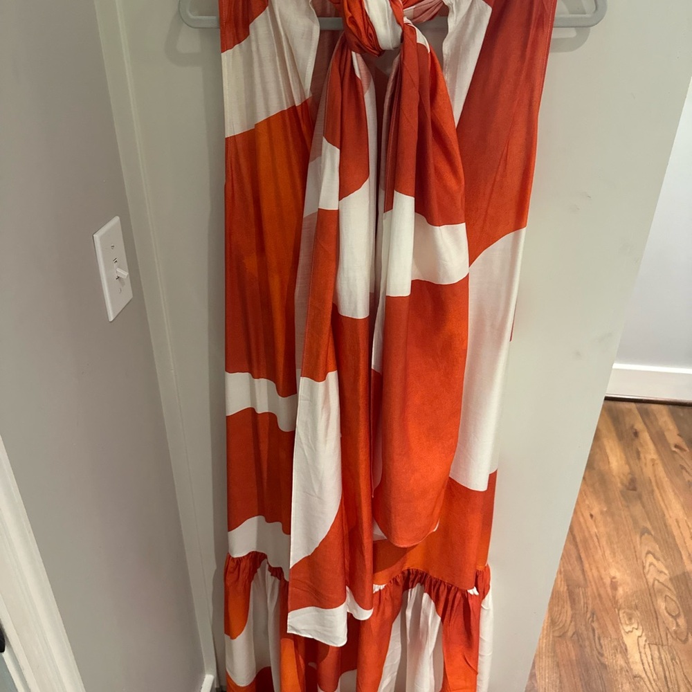 H&M Orange and White Maxi Dress - Picture 2 of 3